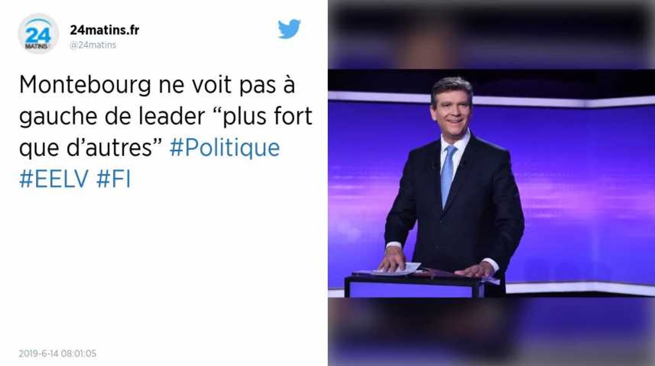 Arnaud Montebourg ne voit pas, à gauche, de leader « plus fort que d’autres »