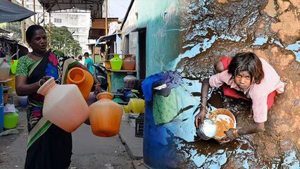 குடிநீருக்காக காத்திருக்கும் சென்னை மக்கள்