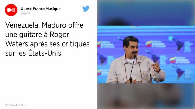 Venezuela. Maduro offre une guitare à Roger Waters après ses critiques sur les États-Unis