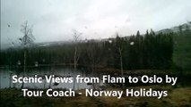 Scenic Views from Flam to Oslo by Tour Coach - Norway Holidays