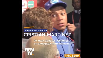 Le joueur d'Andorre qui a enlevé la capuche de Kylian Mbappé explique son geste