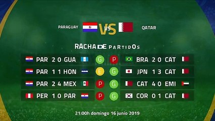 Previa partido entre Paraguay y Qatar Jornada 1 Copa América