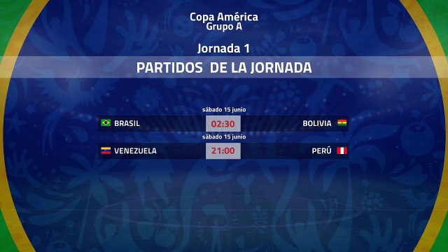 Previa de la Jornada 1 Copa América Grupo 1