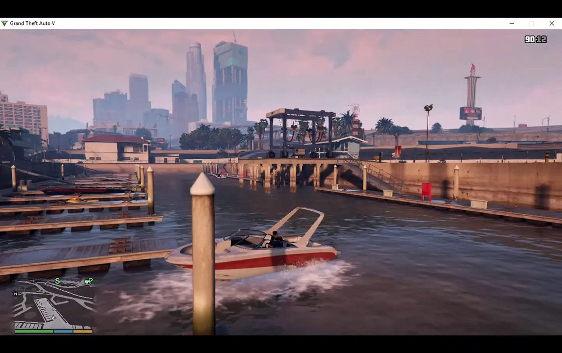 GTA 5 GAMEPLAY WITH BOAT