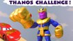 Hot Wheels Marvel Avengers 4 Endgame Thanos Challenge with Disney Pixar Cars 3 Lightning McQueen & DC Comics Superheroes Family Friendly Full Episode