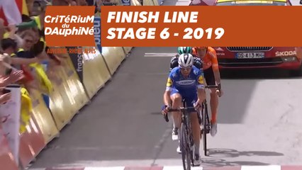 Finish Line - Étape 6 / Stage 6 - Critérium du Dauphiné 2019