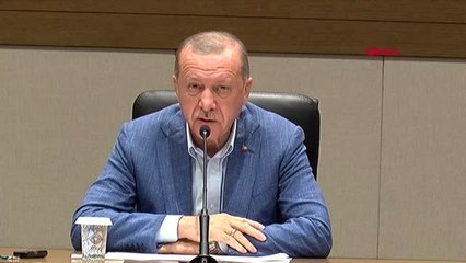 CUMHURBAŞKANI ERDOĞAN ATATÜRK HAVALİMANI'NDA AÇIKLAMA YAPTI