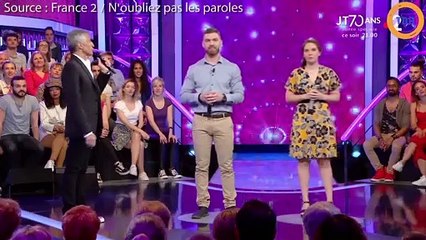 N'oubliez pas les paroles : Nagui assez vexé remet en place un candidat !
