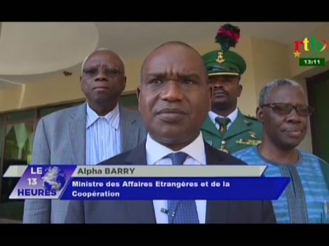 RTB/Visite du Ministre des affaires étrangères à l’ambassade du Burkina Faso à Abuja