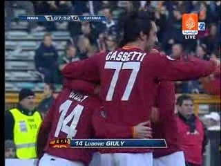 Roma 1-0 Catania, But de Ludo Giuly