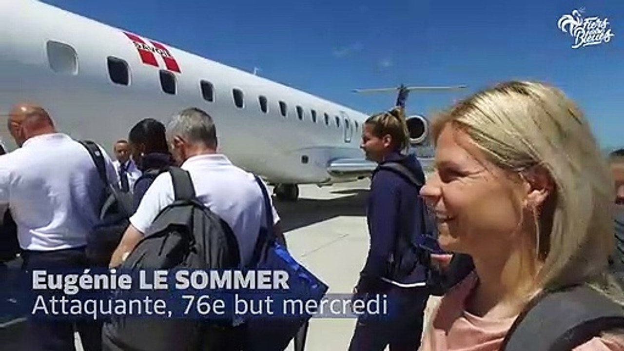 Equipe de France Féminine  le voyage et l'installation à Rennes I FFF 2019