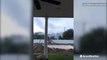 Watch as this person captures tornado swirling in front of them