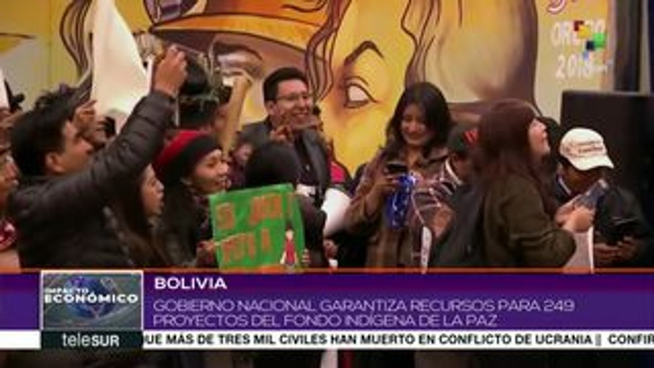 Bolivia garantiza recursos para proyectos de desarrollo indígena