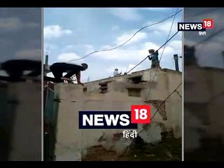 जब विधायक भी छत पर चढ़ विद्युत कर्मियों के संग खींचने लगे तार
