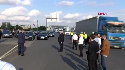 DEVLET BAHÇELİ ÇAMLICA GİŞELERİNDE PARTİLİLER TARAFINDAN KARŞILANDI