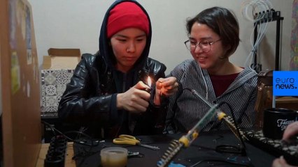 Watch: Young women aim to build Kyrgyzstan's first satellite