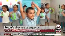 Orquesta de jardín de niños de Tamaulipas se vuelve viral