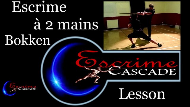 Cours d'escrime artistique à deux mains. Frédéric TRIN