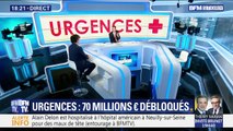 Urgences: 70 millions d’euros débloqués