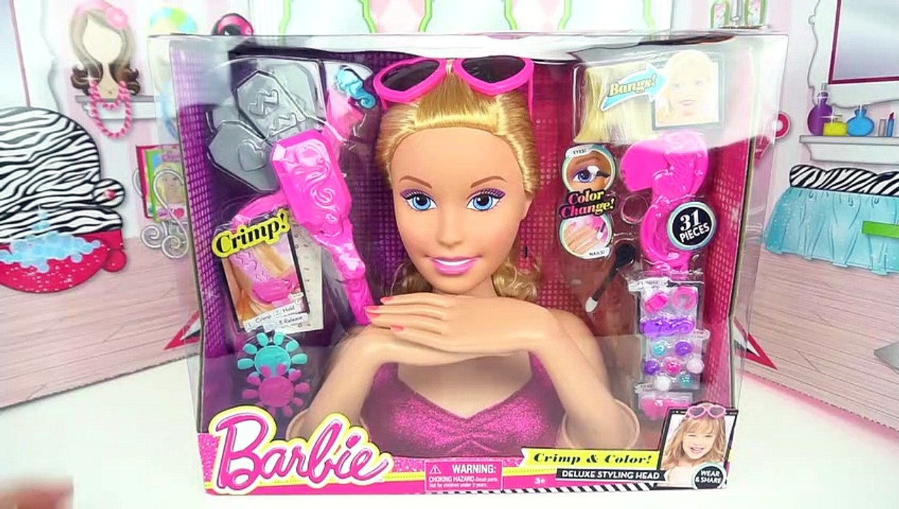 Muñeca Barbie para Peinar y Maquillar Pintar Uñas - Barbie Como Descendientes Mal & Evie