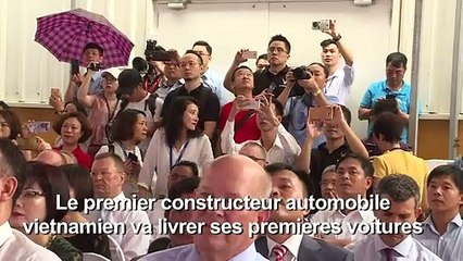 La toute 1ère voiture de marque vietnamienne s'apprête à rouler