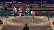 Terunofuji vs Daishosei - Natsu 2019, Sandanme - Day 8