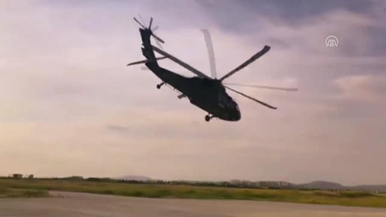Yıldırım isabet eden vatandaşın imdadına polis helikopteri yetişti (2)