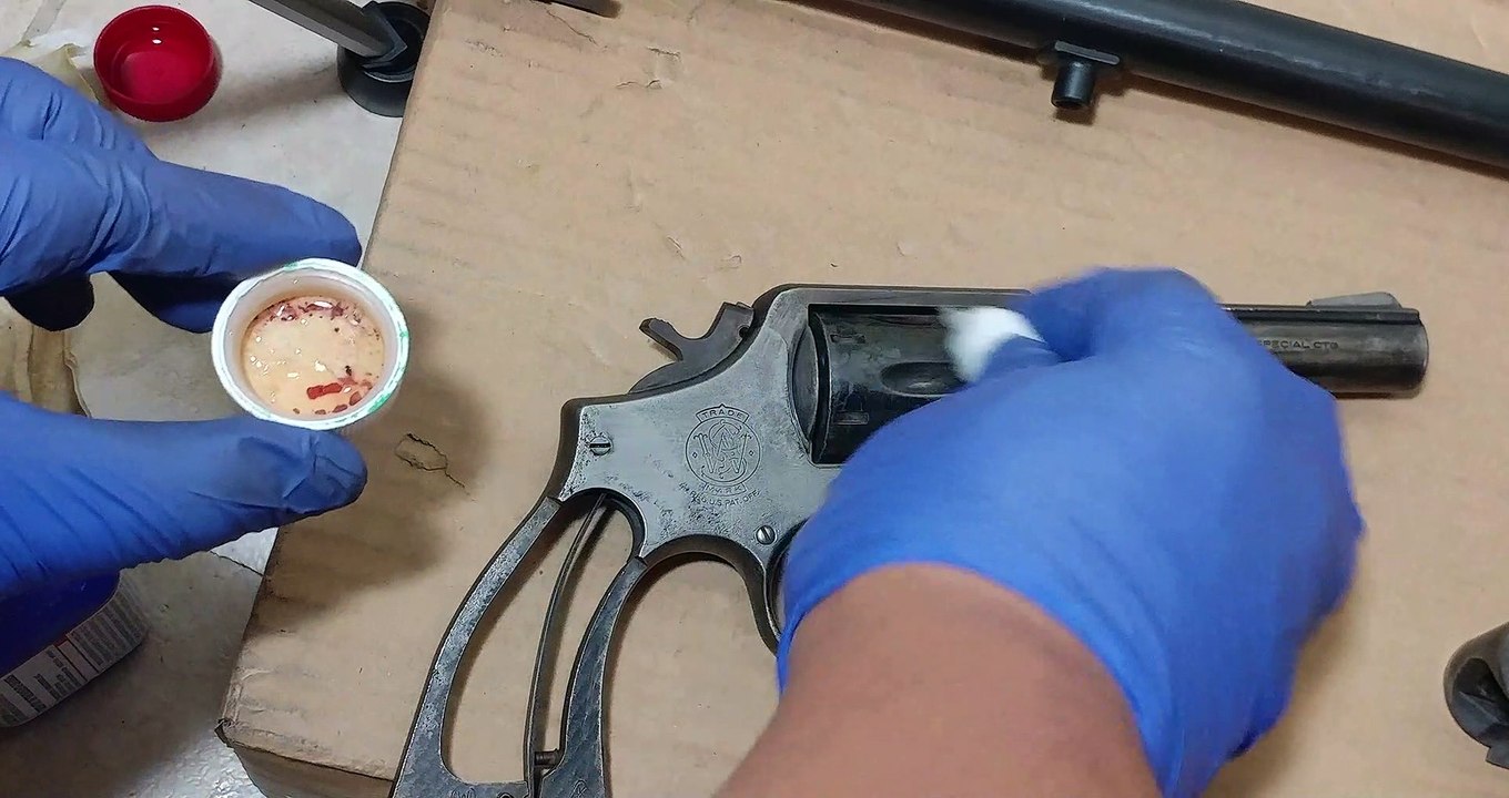 COLD BLUING MY MODEL 10