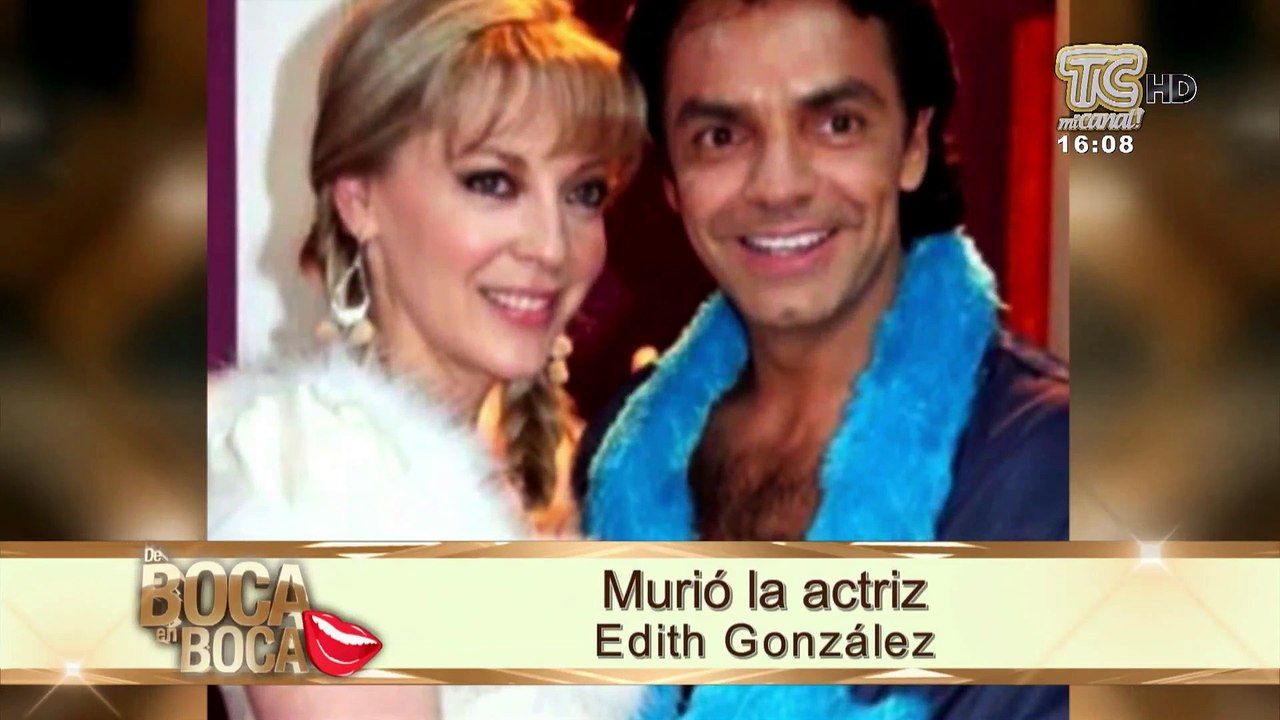 Murió la actriz Edith González