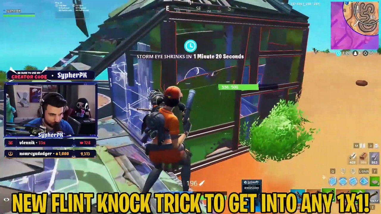 NEW SUPER OP FLINT KNOCK TRICK!! - Fortnite Funny Fails and WTF Moments!