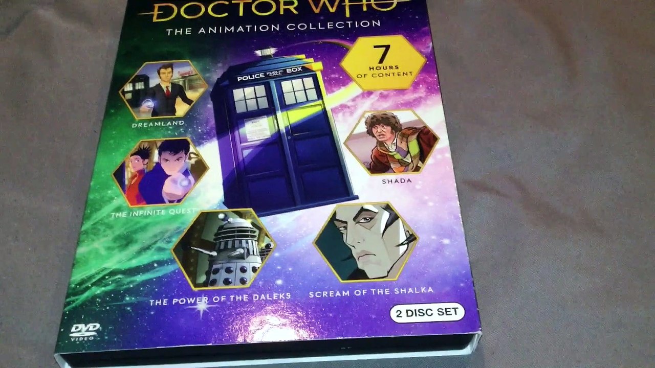 Doctor Who: The Animated Adventures DVD Unboxing