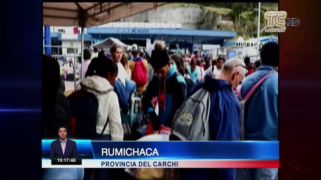 Masiva presencia de venezolanos en fronteras ecuatorianas