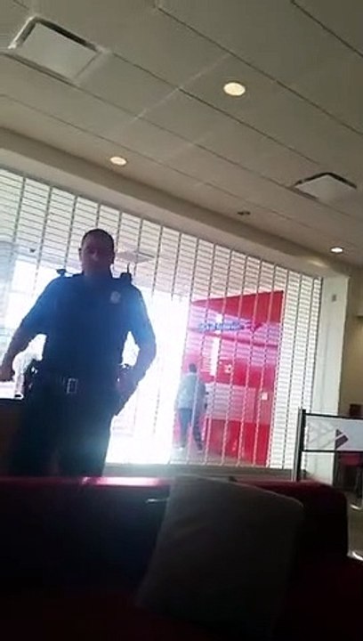 Atlanta Police attack Brannu inside of bank
