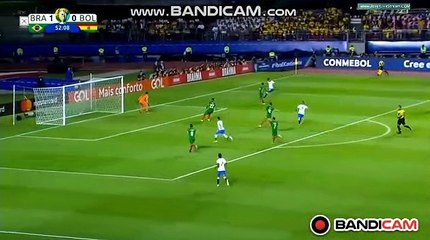 Second Goal Coutinho (2-0) Brazil  vs	Bolivia