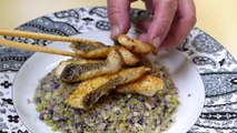 Japanese Street Food - CUSK FISH Cauliflower Rice Seafood Japan