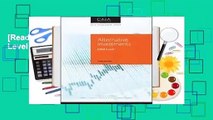 [Read] Alternative Investments: Caia Level I  For Free