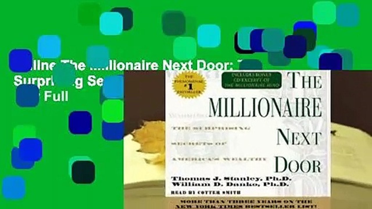Online The Millionaire Next Door: The Surprising Secrets of Americas Wealthy  For Full