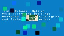 Full E-book  Option Volatility and Pricing: Advanced Trading Strategies and Techniques Complete