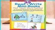R.E.A.D 25 Read  Write Mini-Books That Teach Word Families: Fun Rhyming Stories That Give Kids