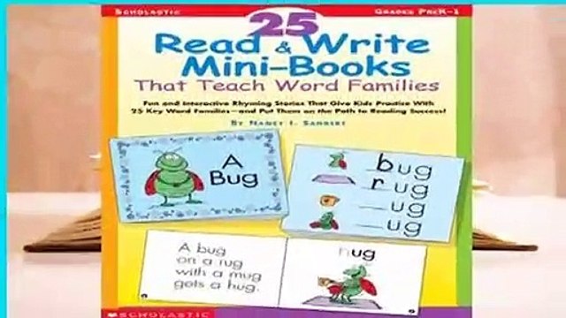 R.E.A.D 25 Read Write Mini-Books That Teach Word Families: Fun Rhyming Stories That Give Kids