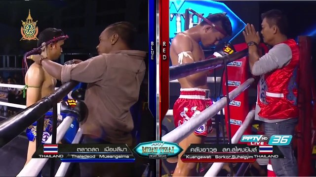 ตลาดสด เมืองสีมา Vs คลังอาวุธ สก.สุไหงยิมส์ | PPTV Muay Thai Fight Night | 18 มิถุนายน 2559