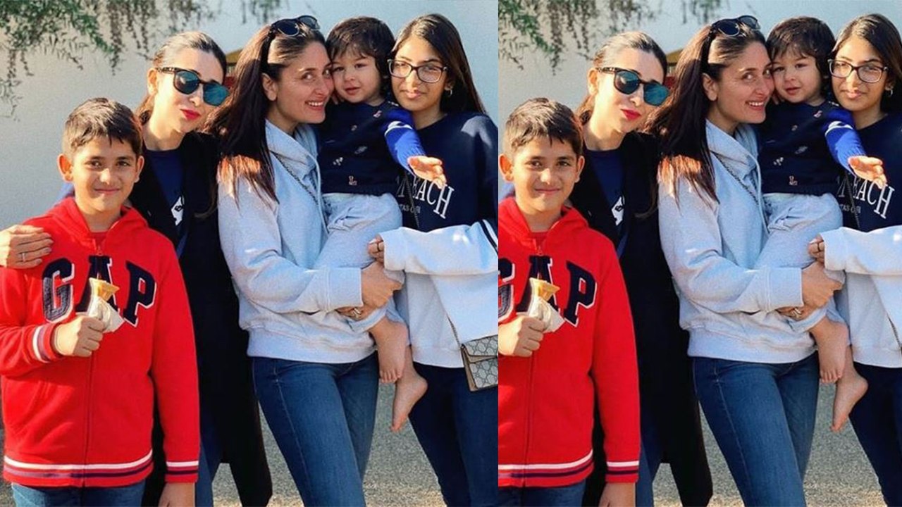 Kareena Kapoor Khan & Taimur Ali Khan enjoy with Karisma Kapoor in London | FilmiBeat