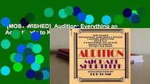 [MOST WISHED]  Audition: Everything an Actor Needs to Know to Get the Part