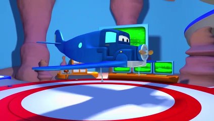 Super Truck et l'Avion à Car City | Dessin animé pour les enfants