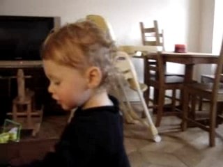 lucas playing by himself