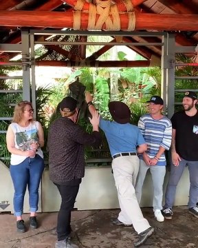 2 acteurs d'Harry Potter au Universal Studios d'Orlando, Jurrasic Park (Floride)