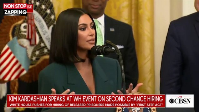 Kim Kardashian présente son projet pour les prisonniers devant Donald Trump (Vidéo)