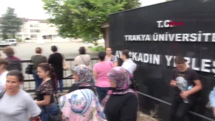 Edirne'de polisten sınav öncesi gürültü önlemi