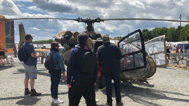 Un hélico de l’armée de terre presenté aux 24 Heures du Mans