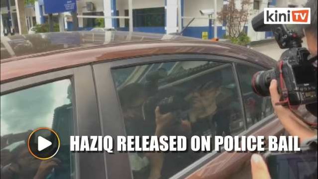 Haziq released from police custody